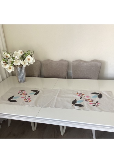 Punch İşlemeli Dal Desenli Dekoratif Kırlent Kılıfı Takım Karışık/Çok Renkli