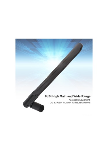 Gajeena Jb-4g-001 Wifi Router Anteni: 700-2700mhz Aralığı, 8dbi Kazanç, Sma İç Pin Arayüzü, 2g/3g/gsm/wcdma/4g Ağları İçin Sinyal Geliştirici