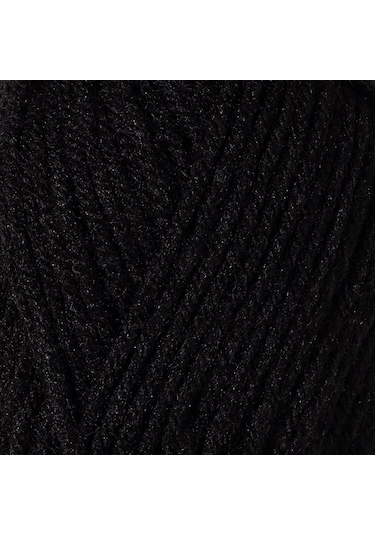 Kürkçü Han Dekor 100 G 100m El Örgü İpi Siyah