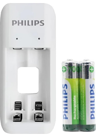 Phılıps Scb2070nb/00 2li 2 Adet X Aaa 700mah Pilli - Pil Şarj Cihazı