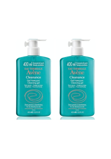Avene Cleanance Gel Nettoyant Yüz Temizleme Jeli 2 x 400 ML