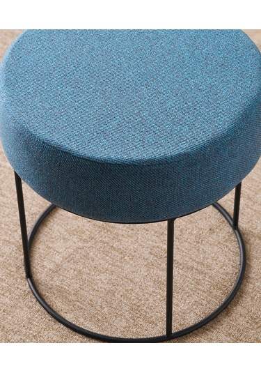 Favora Didim Puf - Mavi Mavi