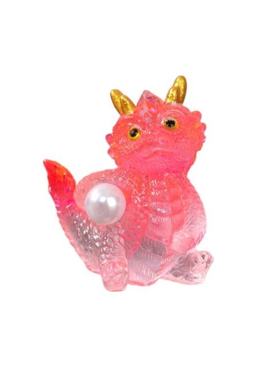 Mini Ejderha Süs Parlak Renkler Sevimli Ejderha Heykelcik Reçine Süs Yeni Yıl Süslemeleri J