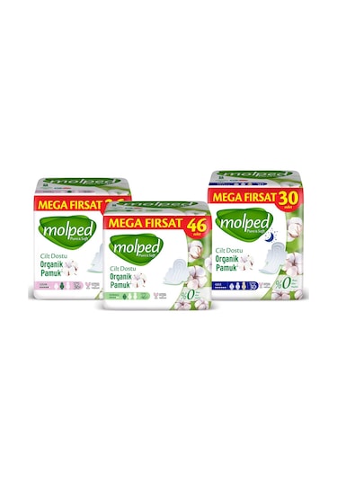 Molped Pure & Soft Hijyenik Ped Süper Mega Paket 112 Adet