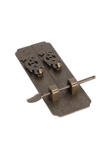 Çin Tarzı Kapı Kolu Seti Antik Bakır Bahçe Kapı Kulpu Huiliang