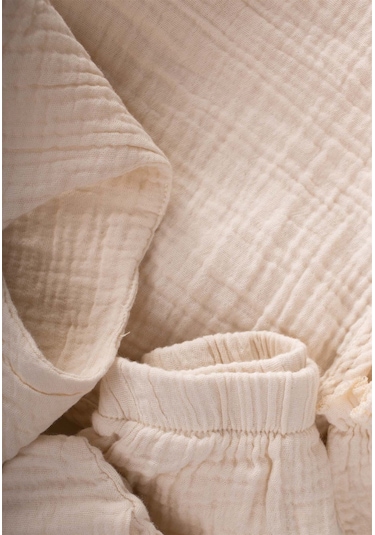 Cigit Organik Hastahane Çıkışı Bebek Takımı 0-3 Ay Ham Krem