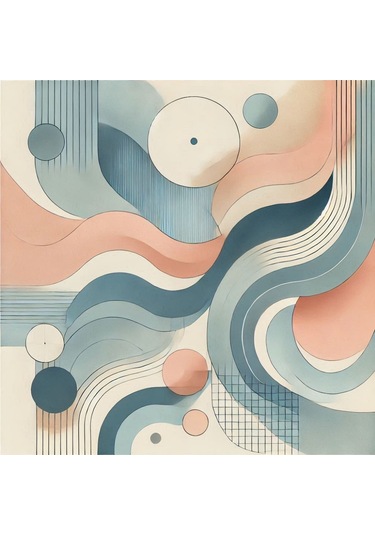 İskandinav Soyut Tablo Set Çerçevesiz 50x50cm Pvc Tablo 4'lü Set 010 Her Bir Tablo 50x50cm Büyüklüğündedir.