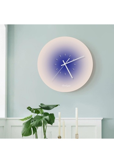 Homyl Duvar Saati Dekoratif Saat Geçmiyor Sessiz Minimalist Masa Stil B