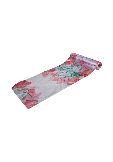 Pratikser Tek Kullanımlık Polietilen Masa Örtüsü Gül - 80x100cm - 25ad/rulo