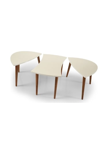 Akset Orta Sehpa Zigon Krem Yapboz