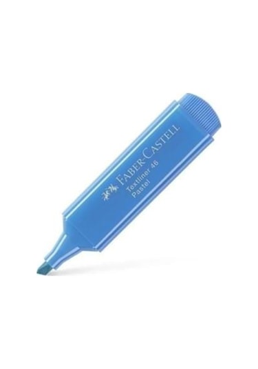 Faber Castell Fosforlu Kalem Pastel Mavi - 3 Adet Mavi