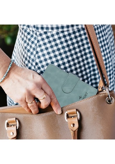 Createtech Pasaport Tutucu Rfıd Engelleme Deri Cüzdan Seyahat Kart Kılıfı Kahverengi Kahverengi