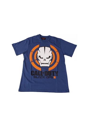 Call Of Duty No: 3 Tişört Mavi Çok Renkli