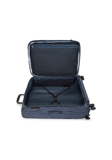 Kıplıng New Youri Spin L Büyük Boy Tekerlekli Valiz Desenli 3d K Blue Mavi