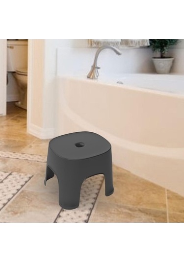 Flybuy Bosphorusboutique Suntek Siyah Banyo Taburesi, Mutfak, Ofis, Oturma Odası Kullanım İçin Diğer