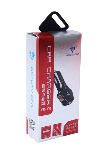 Beauty-car B-01 4.2a Led Ekranlı Çift Usb Bağlantı Noktalı Raid Araç Şarj Adaptörü, Giriş Voltajı / Çıkış Voltajı: Dc 10-30v / Dc 5v