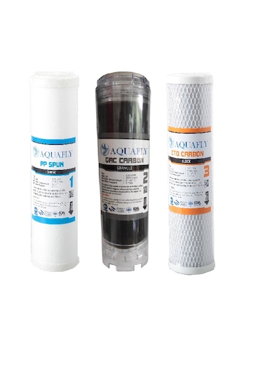 Aqua Fly Ihlas Aura Cebilon Compact Uyumlu 3Lü Su Arıtma Filtresi