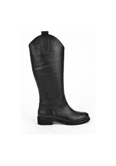 Ziya, Kadın Hakiki Deri Çizme 15319z8022 Siyah 10319 8022 000 Siyah