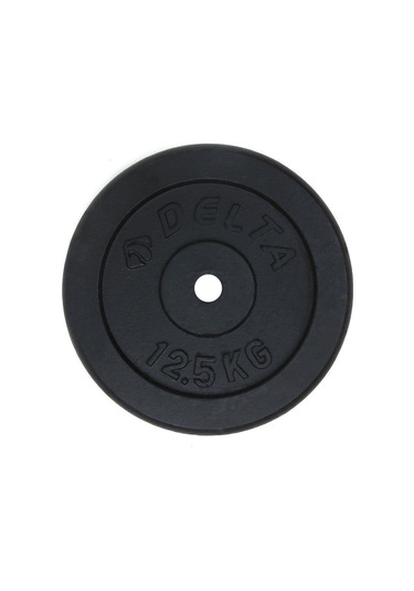 Delta 12,5 Kg X 2 Adet Siyah Döküm Plaka Çiftli Ağırlık Flanş