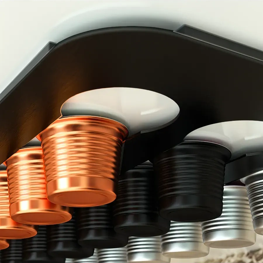 Roomstetica Nespresso İçin Duvara Monte Kapsül Tutucu 372608490 Siyah