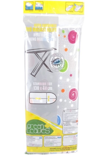 Green Leaves Ütü Masası Kılıfı Desenli