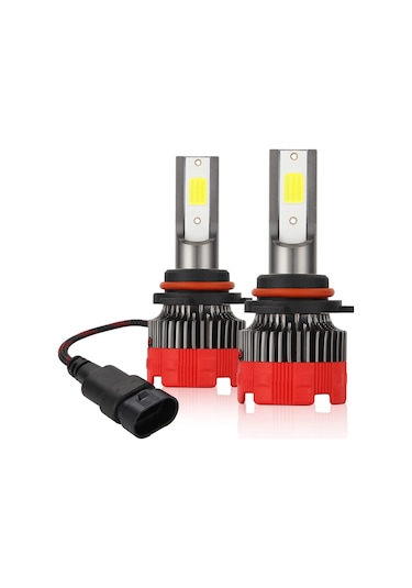 Youtek Motosiklet Ve Araba Led Farları - 6000lm 6000k Soğuk Beyaz Işık, 30w 360 Derece Aydınlatma, Ip65 Su Geçirmez 2 Adet