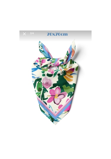 Avantajal Summer Breeze Pink Desen Fular Çok Renkli