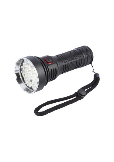 Sones W5201-1 19 Led 3200lm Süper Parlak Şarj Edilebilir El Feneri Siyah