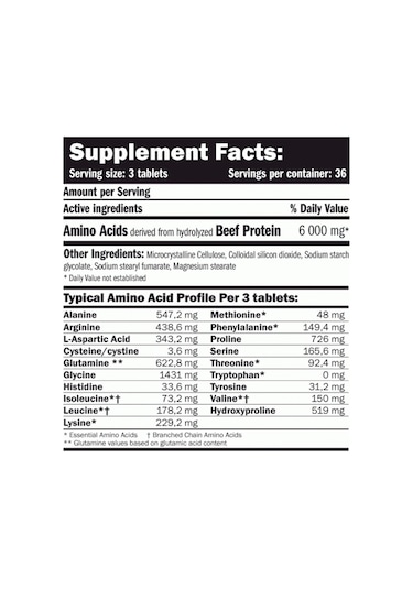 Amix Beef Amino 110 Tablet