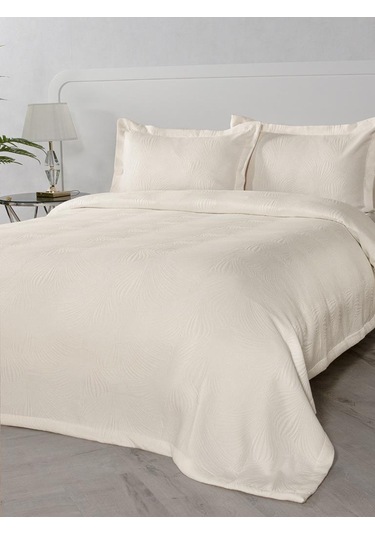 Yatak Örtüsü Alora Pastel Renkli, Yumuşak Ve Zarif Görünümlü Bej