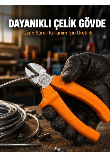 Northcity Dövme Çelik Yan Keski - Profesyonel Kesim Gücü Ve Ergonomik Tasarım