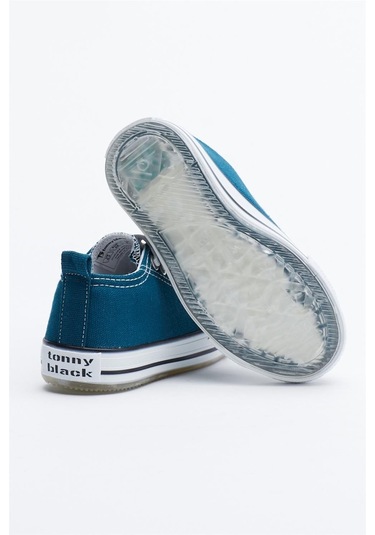 Rahat Kalıp Işıklı Bağcıklı Çocuk Unisex Petrol Spor Ayakkabı Tb998-3 Petrol