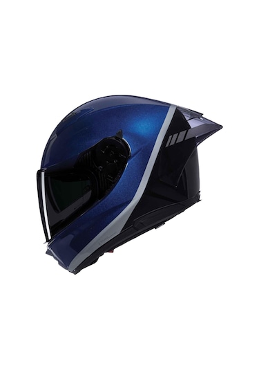 Nolan N60-6 Sport Verniciatura Speciale 346 Kapalı Kask Mavi - Siyah