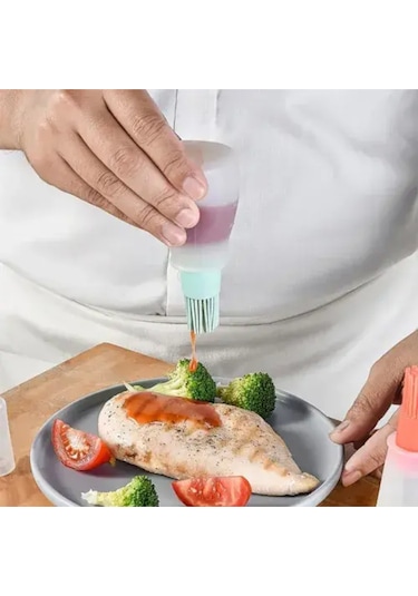 Ucu Fırçalı Yağdanlık Çok Renkli Plastik Diğer