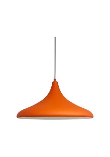 45 Cm Çaplı Champion Xl Turuncu Avize Tekli Sarkıt Lamba Cafe Restoran Salon Mutfak Avizeleri Turuncu