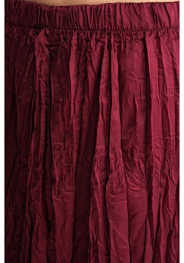 4623 Kadın Kraşlı Düz Saten Etek Bordo Bordo 4623 Kadın Kraşlı Düz Saten Etek Bordo Bordo