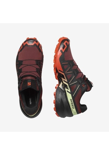 Salomon 475815 Speedcross 6 Rum Raisin/cherry Tomato/cognac Erkek Outdoor Ayakkabı Bordo