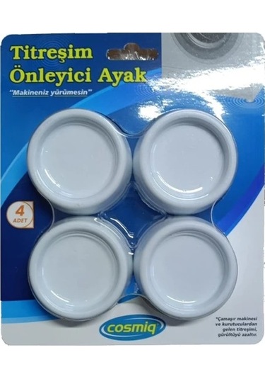Cosmiq Titreşim Önleyici Ayak - 4 Adet 1 Takım Beyaz