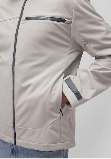 Mavi - Kapüşonlu Gri Ceket 0110357-70074 Gri