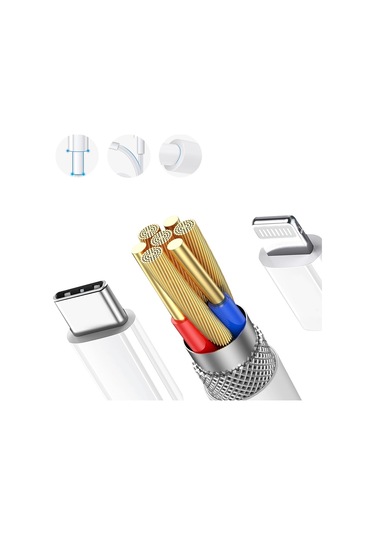 Blogy Pd Type-C / Lightning Şarj Kablosu