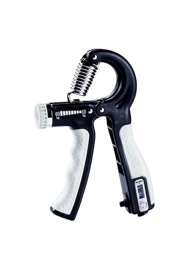 Ayarlanabilir Sayaçlı El Kol Bilek Güçlendirici Egzersiz Aleti Siyah