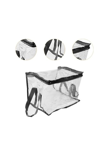 Trendooze Temizle Kitaplık Çantası Seyahat Ev Ofis Için Su Siyah Siyah