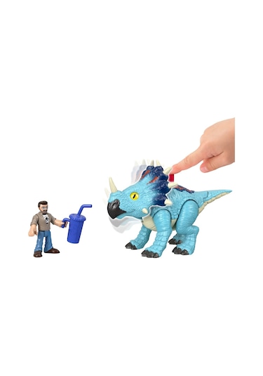 Imaginext Jurassic World Araçlar Pachyrhinosaurus & Lovary Gmr17