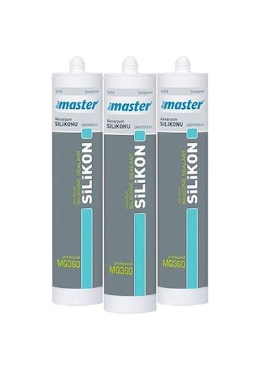 Master Mq360 Akvaryum Silikonu Şeffaf 360gr Şeffaf Şeffaf