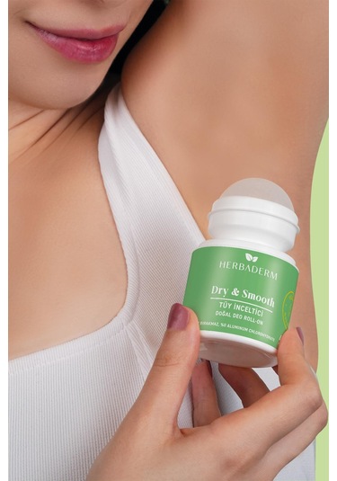 Herbaderm Dry & Smooth Tüy İnceltı̇cı̇ Doğal Roll-On Deodorant 50 ML