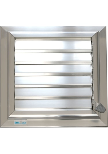 Winlüx Eloksallı Alüminyum Banyo Menfezi Parlak Gri