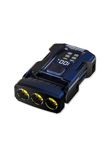 Taşınabilir Mini Anahtarlık Işık Led Yüksek Parlaklık El Feneri Siyah