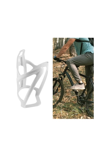 Suntek Bisiklet Su Şişesi Tutucu Pc Evrensel Montajlı İçecek Beyaz