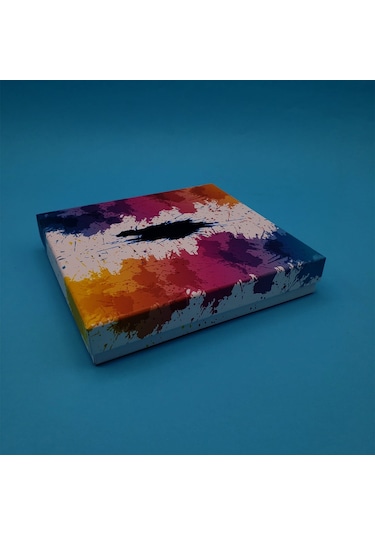 Renkli Tasarım Hediye Kutusu Çok Renkli