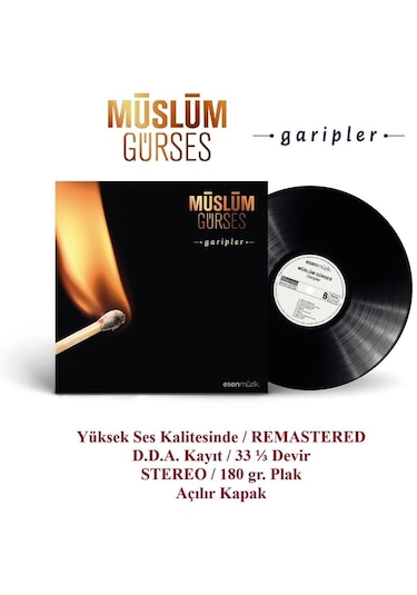 Müslüm Gürses - Garipler + Kapak Hediyeli Plak